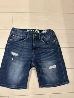 キッズ デニム ハーフパンツ 140cm