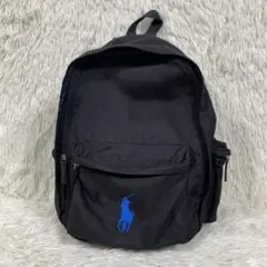 『ポロラルフローレン』リュック バックパック ブラック ビッグポニー刺繍