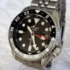 SEIKO5 GMT SBSC001 4R34-00A0 自動巻き 美品 コマ付