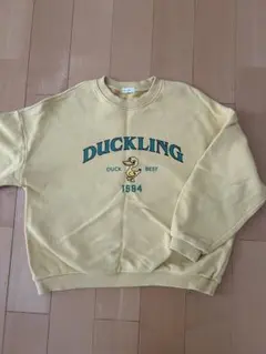 キッズ プリント トレーナー XL 130 ゆったり男の子女の子 韓国