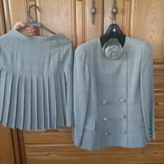 お値下げ【J.MARINE】格子柄ジャケット、タイトスカート レトロ