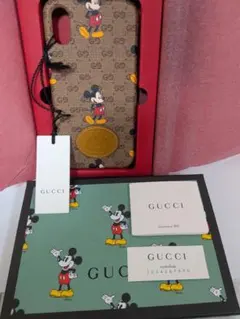 新品未使用グッチDisney iPhoneケース ミッキーiPhone X/XS