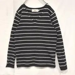 アズールバイマウジー　ボーダーニット　セーター　Ⅴネック　アクリル　XS