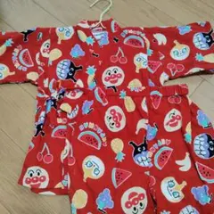 アンパンマン 赤 甚平 サイズ80