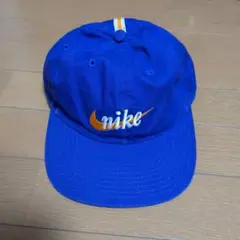 90's NIKE キャップ　ブルー