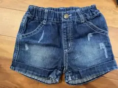 branches デニム　ショートパンツ　ハーフパンツ　キッズ　女の子　110