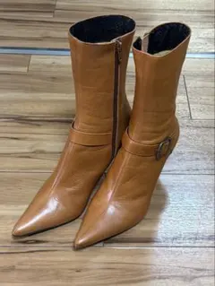 キャメル ブーツ