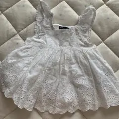 babyGap ベビーワンピース ホワイト 80cmのサムネイル