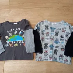 ウルトラマン　長袖カットソー　110 2枚セット