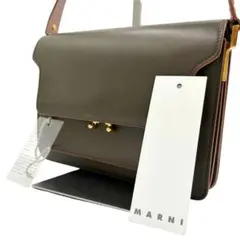 美品　MARNI　マル二　トランク　ショルダーバック　レザーのサムネイル
