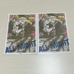 ヒロアカ　原画展　ワンシーンカードコレクション　オールマイト　2点