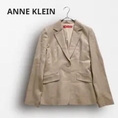 Y7058【エーケー アンクライン】ウールテーラードジャケット ベージュ 7号