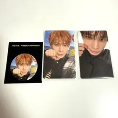 TXT テヒョン Weverse GB 特典 トレカ 缶バッジ 3点セット
