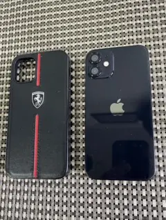 Apple iPhone 12mini 256G ブラック 美品のケース付きお得