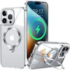 【唯一無二！360°回転CD スタンド】ZapNet iPhone 15 Pro