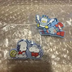 クレヨンしんちゃん はぴだんぶい スペシャルラバーマスコット ポチャッコペックル