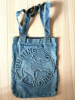 HUNTING WORLD デニム トートバッグのサムネイル