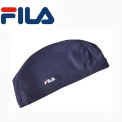 新品　フィラ　水泳帽　スイミング　キャップ　水泳　帽子　紺色　フリーサイズ　紺