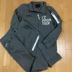 極美品 アイズフロンティア 作業着 ヘビージャージ 上下 セットアップ M