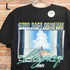 定価9900円！MIW ワンピース アニメ Tシャツ メンズ L 黒 ルフィ