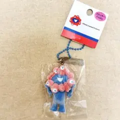 ミャクミャク フロッキー PVC立体ボールチェーンキーホルダー