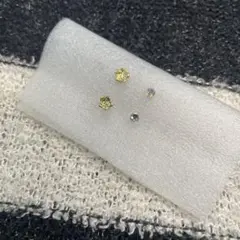 サージカルステンレス チタン ピアス キャッチ バッグ ピン ゴールド フラワー