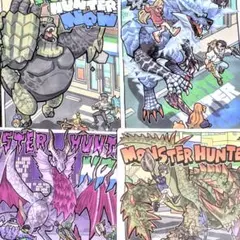 MONSTERHUNTERNOW クリアファイル ファミマ 4点セット