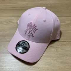 newera 9FORTY ピンク ラインストーン ヤンキース キャップ 新品