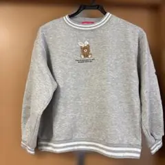 LOVE RABBY グレー トレーナー　　140