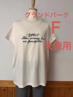 グランドパーク　半袖カットソー アイボリータグナシ未使用　フリーのサムネイル
