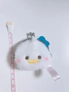 ミルキーボアフェイスがま口ポーチ　ドナルド