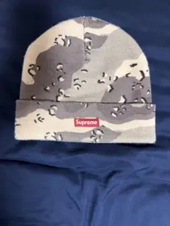 Supreme カモフラージュ ニット帽