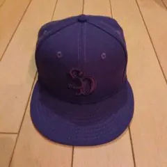 スタンダードカルフォルニア SDロゴ 紫ベースボールキャップ 7 1/2
