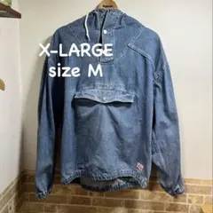 【XLARGE】エクストララージ デニム アノラックパーカー プルオーバーのサムネイル