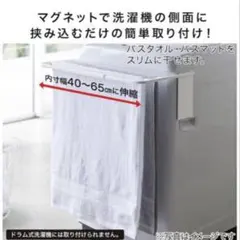 ニトリ　マグネット伸縮洗濯機バスタオルハンガーのサムネイル