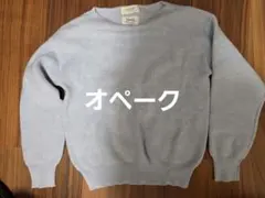 Filiviivi 水色 長袖ニット Lサイズ ボートネック