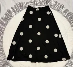 mew's refined clothes ドットミモレスカート