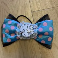 アリスデザイン 水玉ヘアゴム 東京ディズニーランド リボンヘアゴム