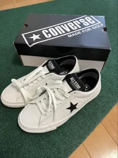 希少　コンバース ゴルフ シューズ レディースホワイト/ブラック24.0cm即日