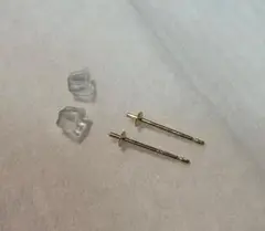 ピアス　パーツ　Ｋ18　2本