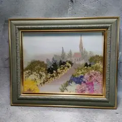 押し花専用額 高級額入り 押し花アート 不思議な花倶楽部 風景 小路