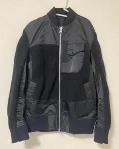 sacai MA-1 フライトジャケット ブラック
