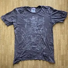 vivienne westwood man Tシャツ オーブ　スカル　グレーXL vivienne westwood man Tシャツ オーブ スカル グレーXL - メルカリ