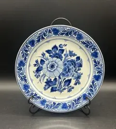 デルフト焼 ロイヤルデルフト 飾り皿 デルフトブルー 41cm 絵皿