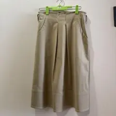 ベージュ フレアスカート 11号 新品