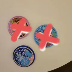 ディズニー刺繍缶バッジ