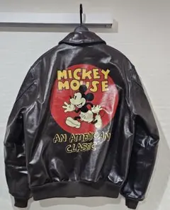 アヴィレックス A-2 ミッキーマウス レザージャケット ディズニー