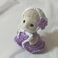 ハンドメイド♡ミニチュアドール服♡バブーシュカ＆ワンピース