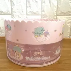 キキララ 回るコスメラック 回転式 収納ケース リトルツインスターズ