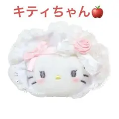 ハローキティ　キティちゃん ホワイトフリル　シークレット　ヘアクリップ